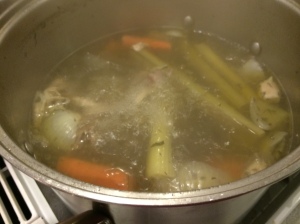 Chicken Stock in the Making